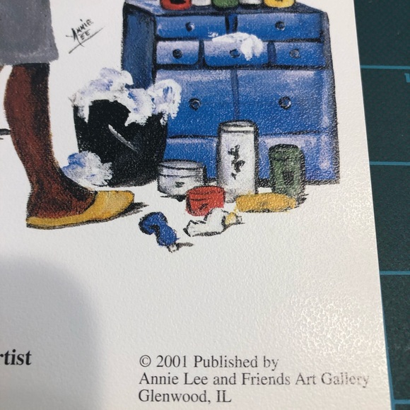 COPY - Annie Lee the artist mini print 5 x 7” vin… - Picture 2 of 5